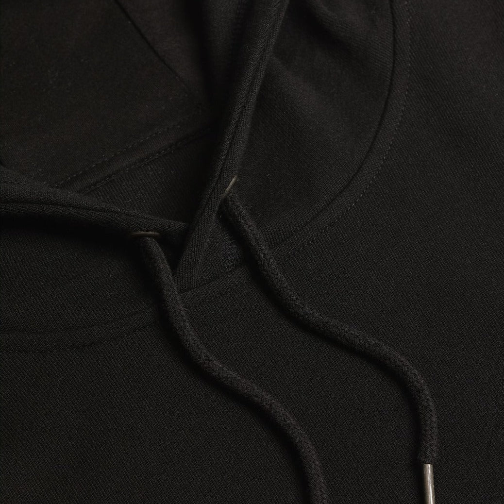 "it's all good" Luxe French Terry Hoodie in Black