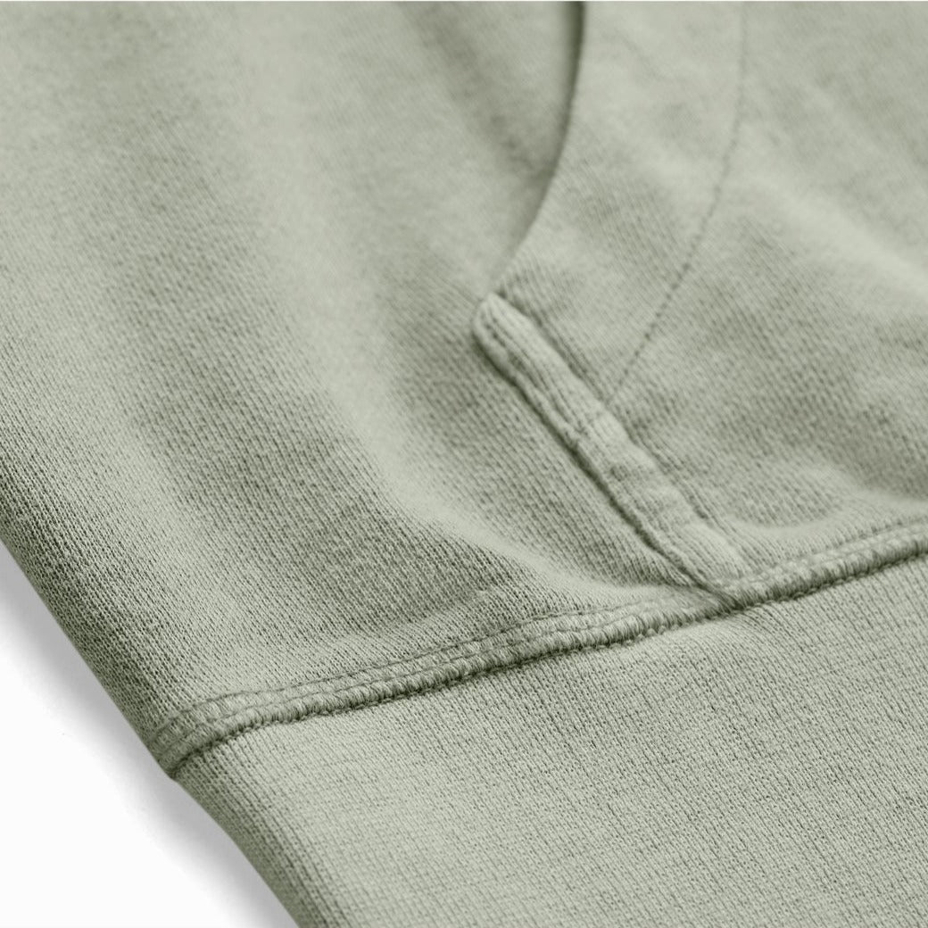 "it's all good" Luxe French Terry Hoodie in Sage